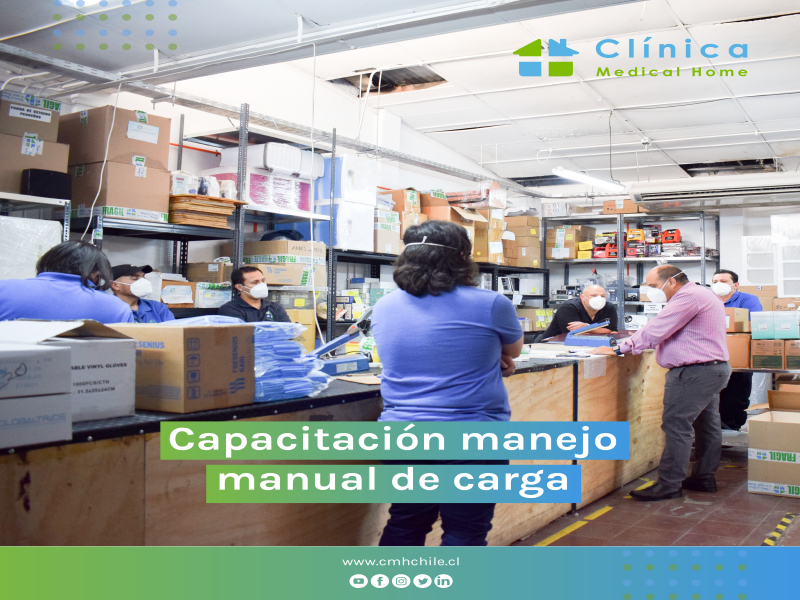 Clínica Medical Home realiza capacitación en “Manejo Manual de Carga”